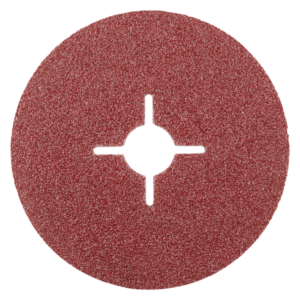 RHODIUS Fiberscheibe KFS, 25 Stück, 125 x 22,23 mm, Korn 50, für Stahl, Metall, PROline