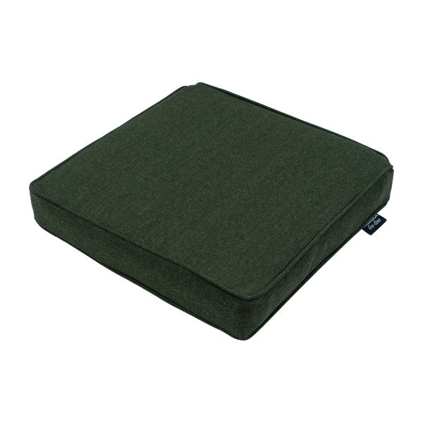 Sitzkissen, grünes Canvas Eco+ - Ca. 40x40 cm - 4er-Set