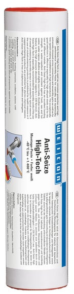 WEICON Anti-Seize High-Tech Montagepaste|metallfreie Schmier- und Trennmittelpaste|0,4 kg|weiß