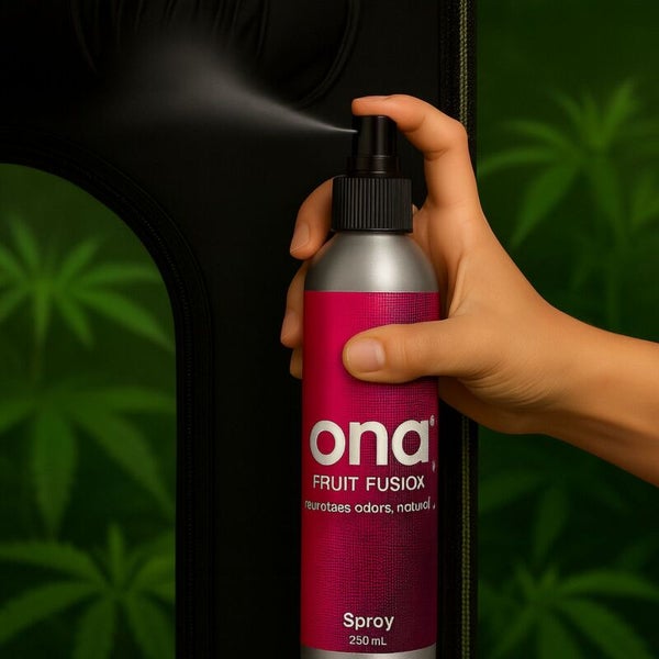 ONA Fruit Fusion Spray zur Geruchsneutralisierung in einer 250 ml Sprühflasche