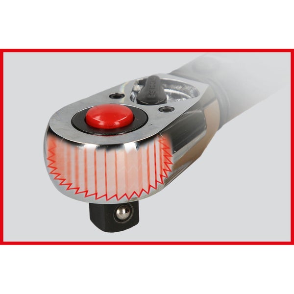 KS TOOLS 1/2 ERGOTORQUEprecision Ratschen-Drehmomentschlüssel 20 - 100 Nm - 516.1532