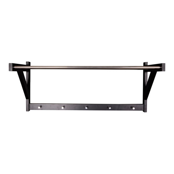 Paige Wandgarderobe schwarz. 78 X 32 X 34 cm