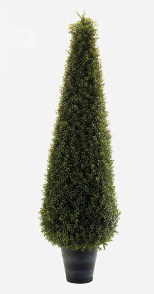 Künstliche Pfingstrose in Weiß mit grünem Stiel und Blättern.