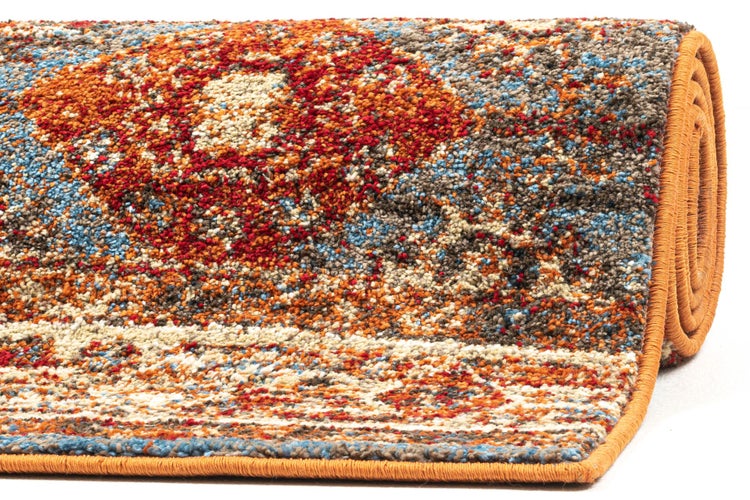 Flachgewebeteppich Felicia Rot 70x140 cm