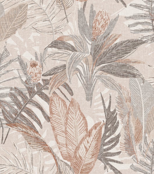 Sanders und Sanders Tapete Blätter Beige - 53 cm x 10 m - 640240