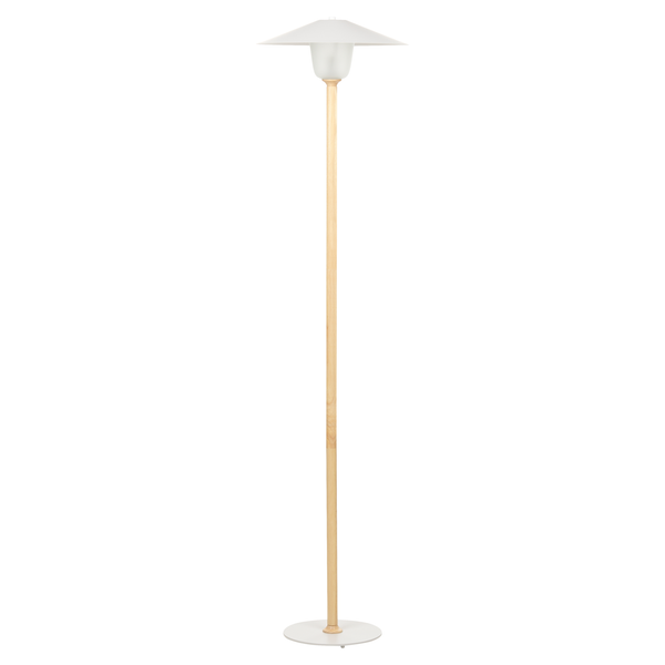 Stehlampe MOPPY Eichenholz Weiß