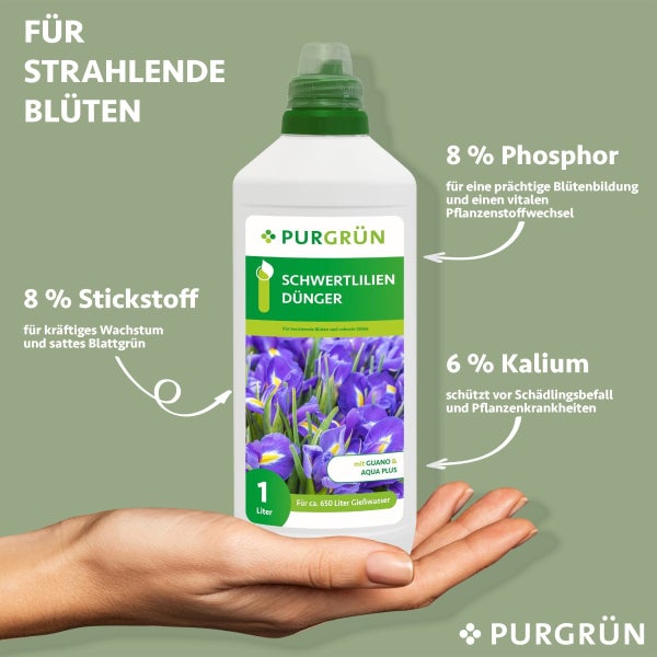 Purgrün Schwertlilien-Dünger 1 Liter