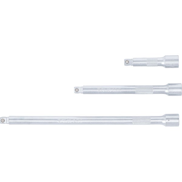 Verlängerungs-Set für Steckschlüssel mit 75, 150 und 250 Millimetern Länge