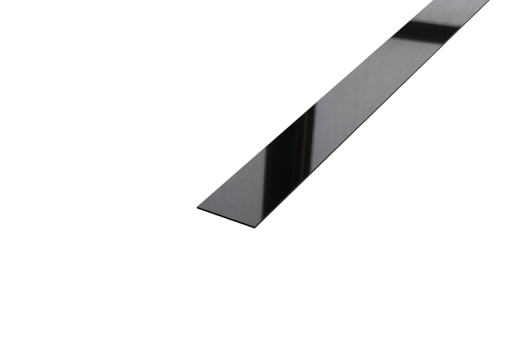 Eine Leiste aus Metall.