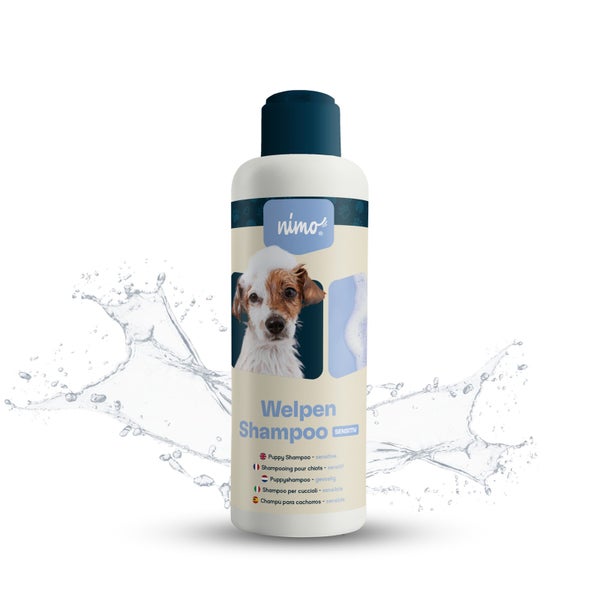 nimo® Welpen Shampoo sensitiv • ohne Duftstoffe und pH-Neutral für alle Rassen