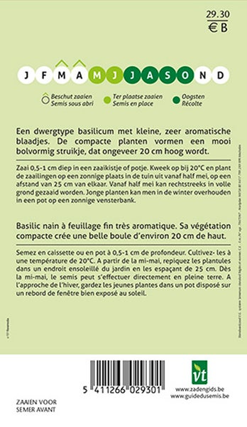 Informationen zu Basilikumsamen