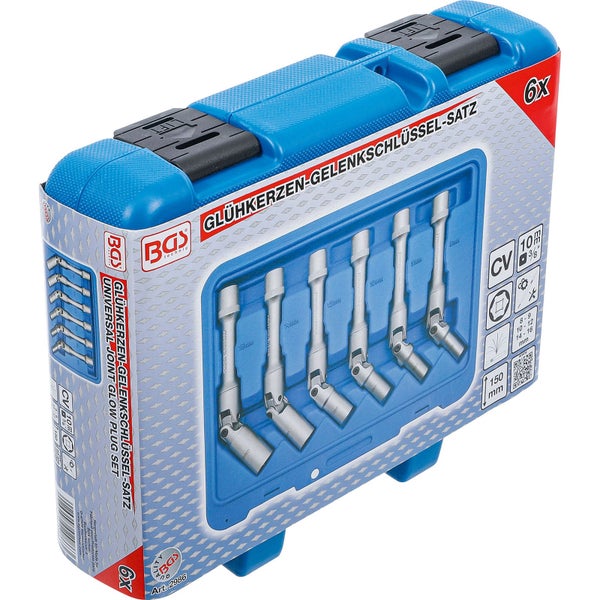 Glühkerzen Gelenkschlüssel Satz im blauen Koffer