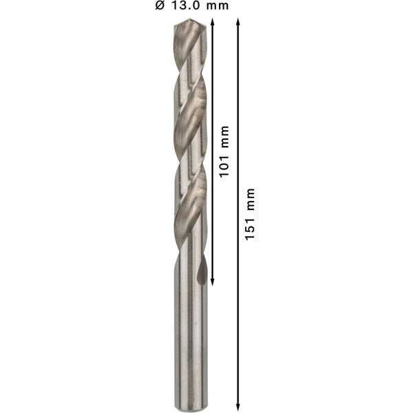 Bohrer mit Größenangaben