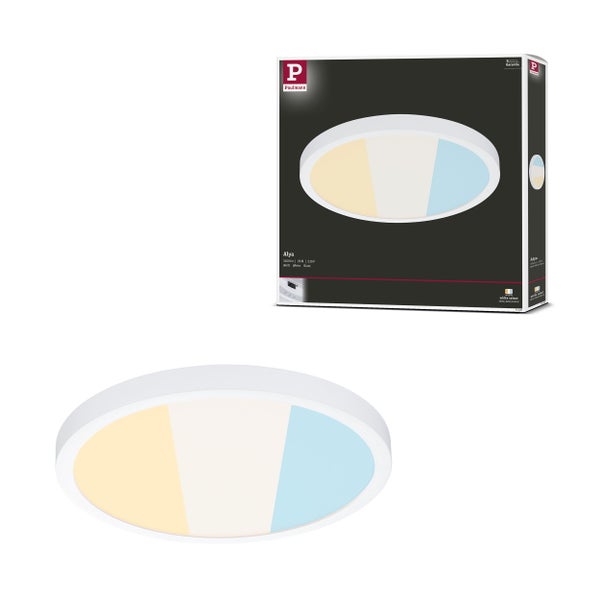 LED Panel Alya rund 300mm 29W 2800lm 3000 - 6500K Weiß