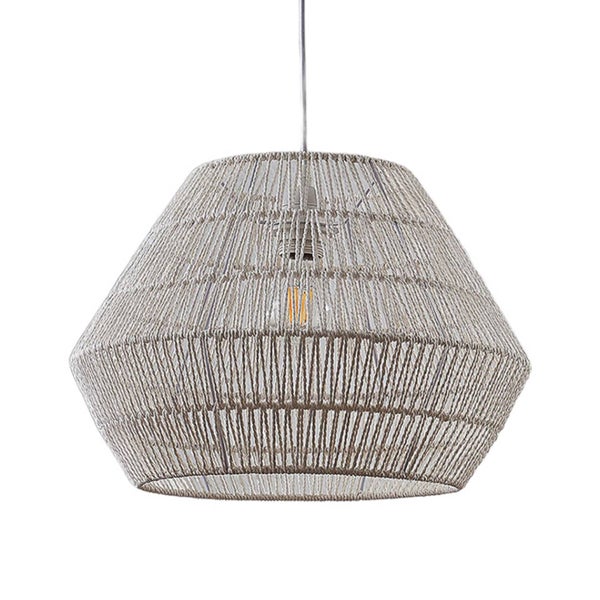 Lindby Pendelleuchte Ottavio (Modern) in Weiß aus Papier (1 flammig, E27) - Deckenlampe Esstischlampe Hängelampe Hängeleuchte Wohnzimmerleuchte