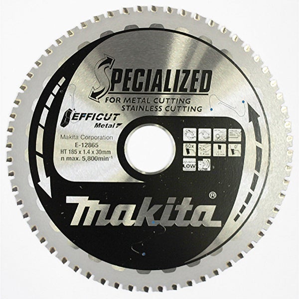 Makita Sägeblatt für Metall, 185 Millimeter