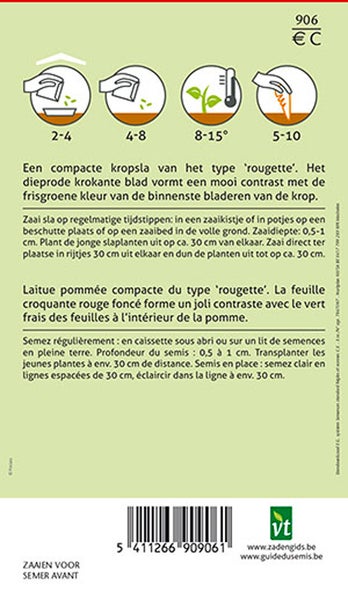 Anweisungen für den Anbau von Pflücksalat