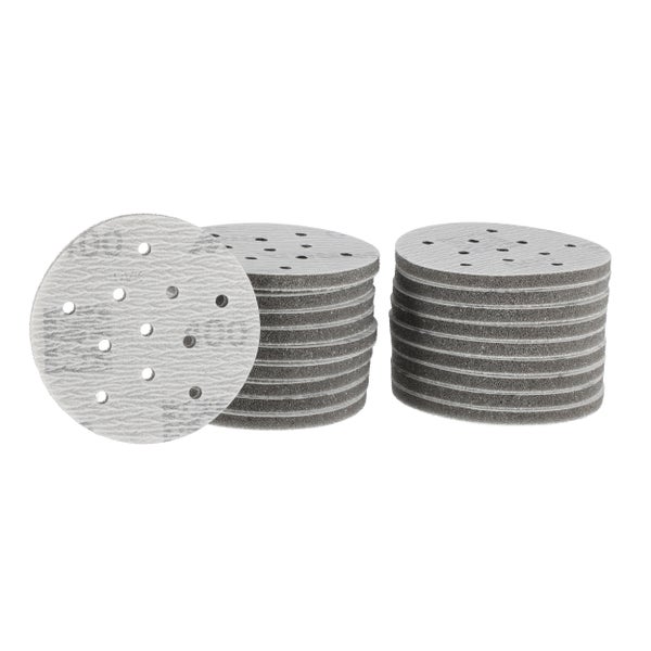 Mirka Iridium Soft Schleifscheiben Ø 77 mm / Korn P400 / Klett Multifit / 20 Stück / schaumbasiertes Schleifmittel für präzises Trockenschleifen, Klarlackschliff, Finish