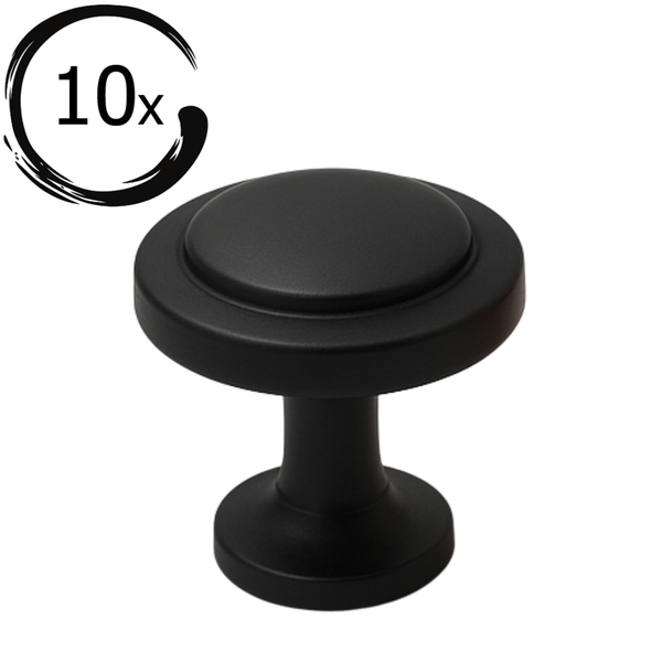 Zehn Möbelknöpfe