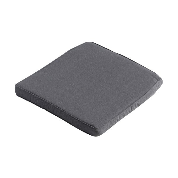 Sitzkissen Geflecht Panama grau - ca. 48x48 cm - 4er-Set