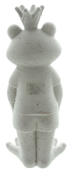 FRANK FLECHTWAREN | Froschkönig Stone, BETON, 17 x 13 x 39 cm