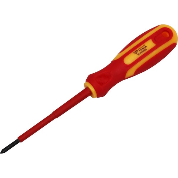 Kreuzschlitzschraubendreher mit 75 mm Klingenlänge