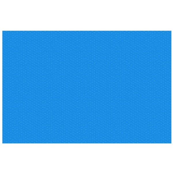 Pool-Solarfolie tectake  400 x 600 cm rechteckig und selbstschwimmend blau