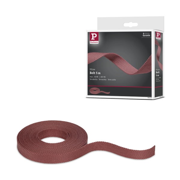 ULine Gurt 5m Dacron Textil Kupfer Terracotta