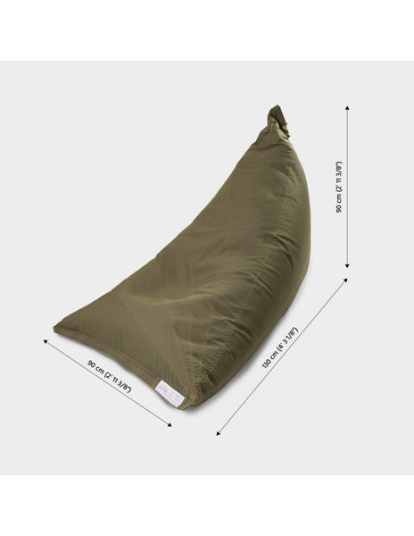 Sitzsack Pouf Outdoor Olive 90X90X90Cm - Maanta® Randa