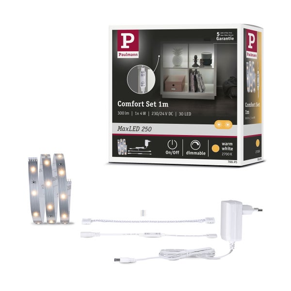Paulmann Comfort Set 1 Meter LED Streifen mit Zubehör