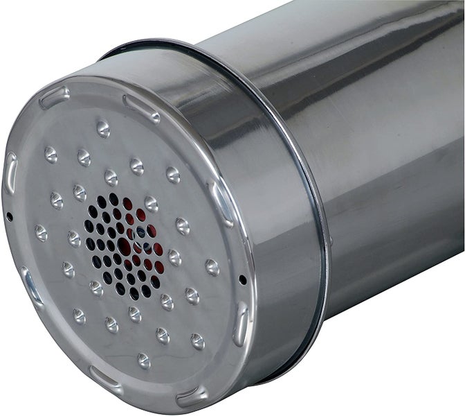 Metallrohr mit perforierter Abdeckung