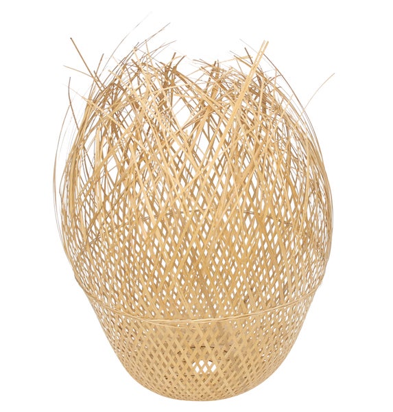 Dekorative Kugel aus Bambusgeflecht