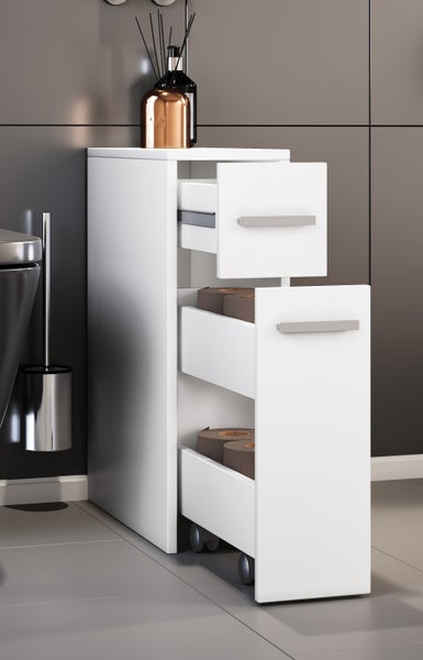 Holz Badmöbel Nischenschrank Raumteiler Bad Zalo