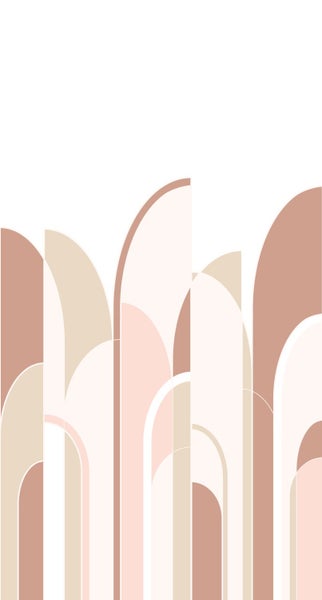 Abstraktes geometrisches Muster mit Bögen