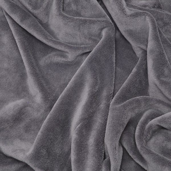 Beautissu Aurelia Decke 220x240cm Anthrazit