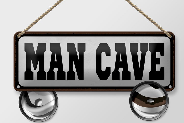 Blechschild Spruch 27x10cm Man Cave Dekoration