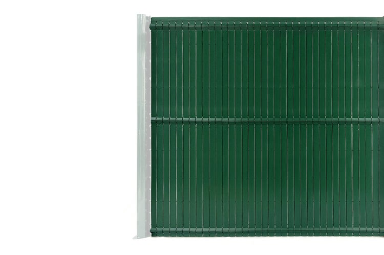 PVC-Sichtschutzlamellen-Set 4m CINTO H.190cm Grün