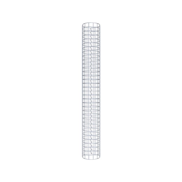 Gabionensäule Durchmesser 22 cm MW 5 x 5 cm rund - Höhe: 170 cm