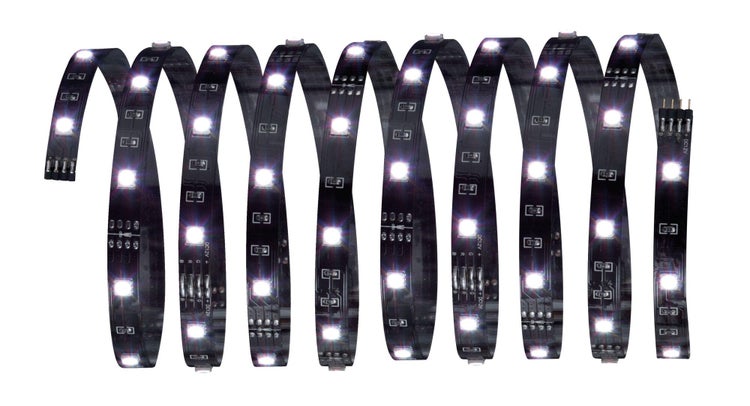 LED-Streifen mit weißen Lichtpunkten