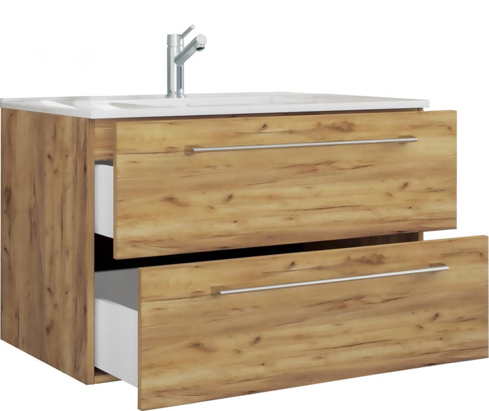 2-tlg. Waschplatz Waschtisch Badinos 2 Schublade