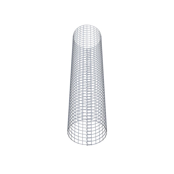Gabionensäule Durchmesser 42 cm MW 5 x 5 cm rund - Höhe: 190 cm