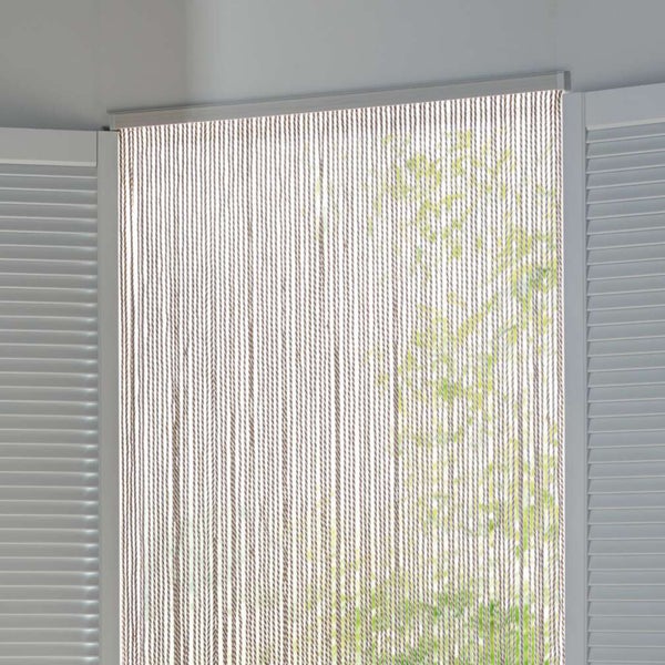 FRANK FLECHTWAREN | Türvorhang Rope, 90 x 200 cm, POLYCOTTON, PVC