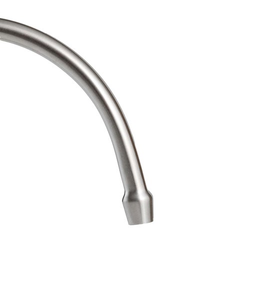 Entnahmehahn für Wasserfilter, Osmoseanlage aus hochwertigem, gebürstetem Edelstahl.