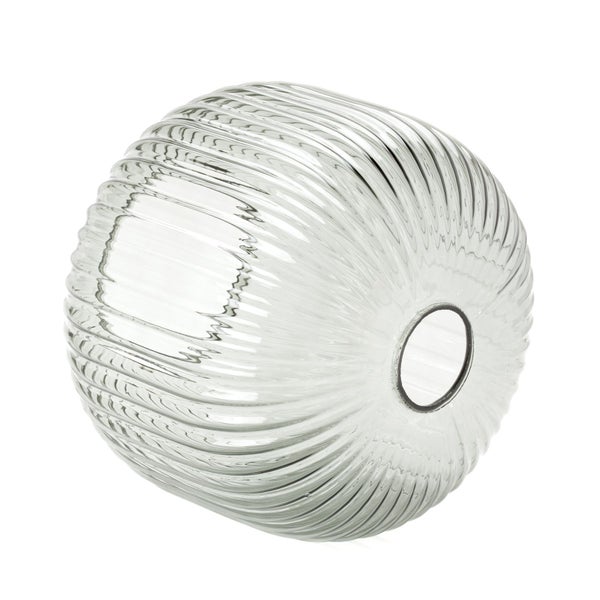 Glas Lampenschirm mit geripptem Design