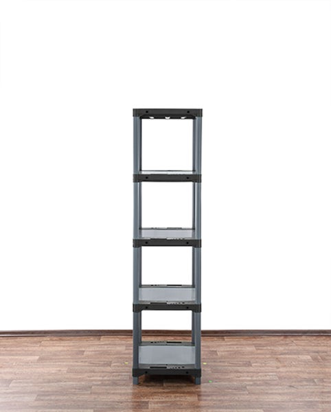 PROREGAL Kunststoffregal Big Grey Bear Tall HxBxT 180 x 70 x 46 cm Fachlast 160 kg Grau