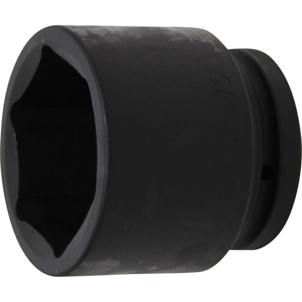 BGS Kraft-Steckschlüssel-Einsatz Sechskant Antrieb Innenvierkant 25 mm (1) SW 75 mm - 5875