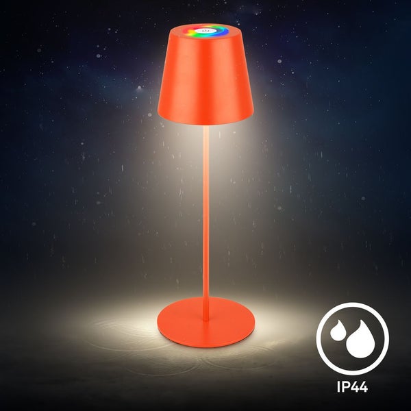 LED Tischlampe Akku LED Tischleuchte Dimmbar Kabellos Terrasse RGB Touch