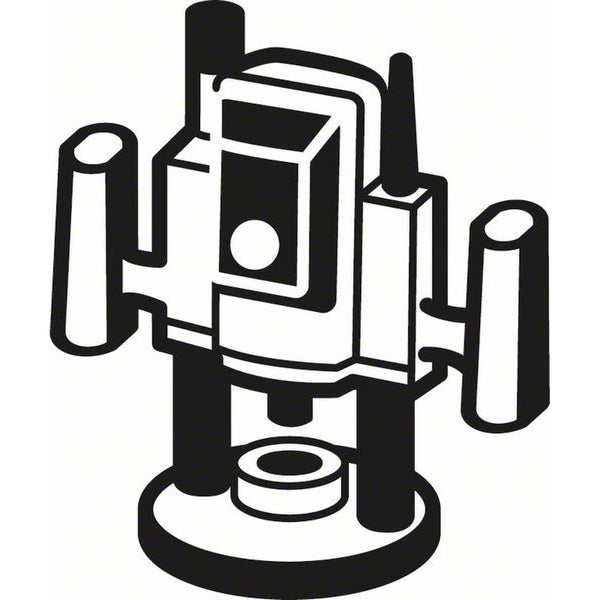Bosch Hohlkehlfräser 1/4 R1 4,7 mm Ø 9,5 mm L 9,2 mm G 45 mm - 2608628632