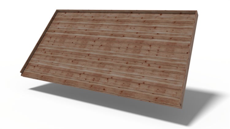 Universalboden für Gartenhäuser - 18 mm - Paket 3m2 - Imprägniert