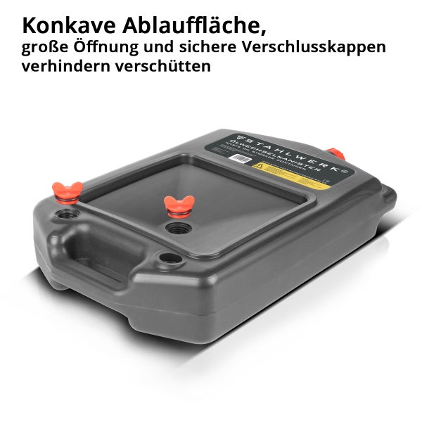 Ölauffangwanne aus Kunststoff